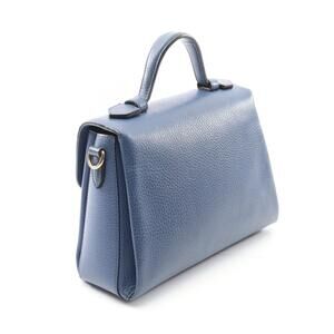 Gucci blue GG Interlocking leather handbag